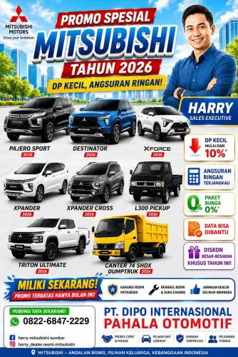 Pricelist Harga mitsubishi dharmasraya 2026